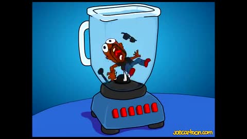 Kanye West in a Blender - Joe Cartoon